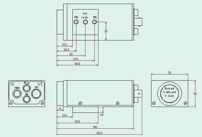 Geh&auml;useabmessungen