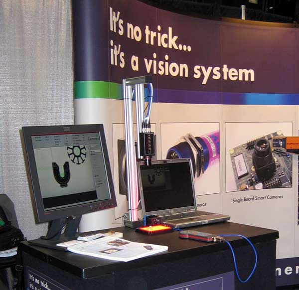 Vorf&uuml;hrung der Caminax vor internationalem Publikum in America auf einer der wichtigsten Vision-Messen